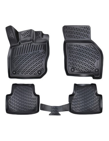 Set covorase auto din cauciuc tip tavita Skoda Octavia IV 2020-