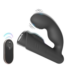 Vibrator Gladiator Remote Black