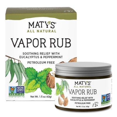 Unguent Rubefiant pentru Copii, Maty&amp;amp;#039;s, Vapor Rub, Efect Calmant si Linistitor, 43gr foto