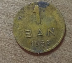 MNDRO10 moneda RPR Romania 1 bani 1952