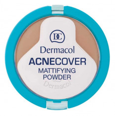 Pudra compacta Dermacol Acnecover Mattifying, 11g - 32 Honey foto