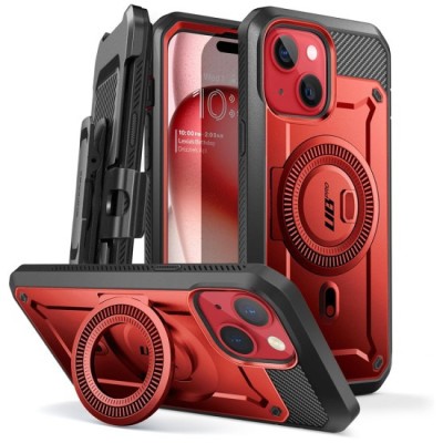 Husa pentru iPhone 15 - Supcase Unicorn Beetle Pro MagSafe - Ruddy foto