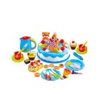 Tort cu 80 de accesorii feliabil pentru copii culoare albastru