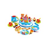 Tort cu 80 de accesorii feliabil pentru copii culoare albastru