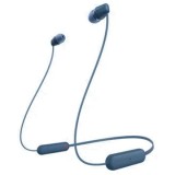 Casti In-Ear Sony WI-C100L, Wireless, Bluetooth, IPX4, Microfon, Fast pair, Autonomie 25 ore, Albastru