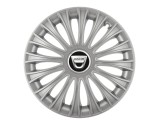 Cumpara ieftin Set 4 capace roti pentru Dacia, model Dino Gray, R15