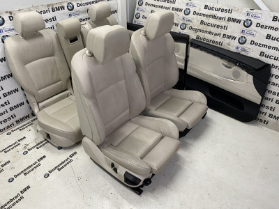 Scaune interior Recaro sport confort piele incalzite bej BMW GT F07 foto