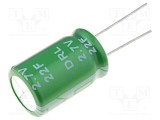 Supercondensator SAMXON THT 22F 2,7VDC &Oslash;16x25mm