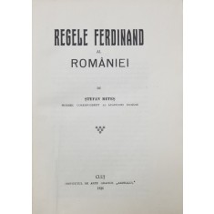 REGELE FERDINAND AL ROMANIEI de STEFAN METES , 1925
