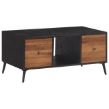VidaXL Măsuță de cafea, 90x50x41 cm, lemn masiv de tec reciclat