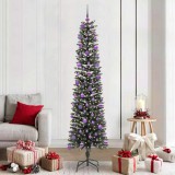 VidaXL Brad de Crăciun artificial cu 300 LED Verde 58 x 58 x 210 cm 3395958