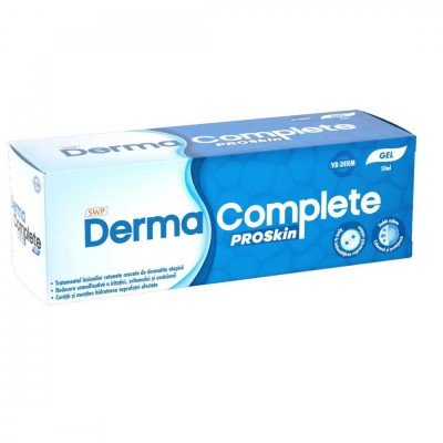 Gel pentru Afectiuni Cutanate ale Pielii Derma Complete Proskin 50 mililitri Sun Wave Pharma foto