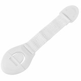 Cumpara ieftin Sistem de protectie pentru copii, inchidere de siguranta pentru mobilier si electrocasnice, banda adeziva, 20 cm, alb