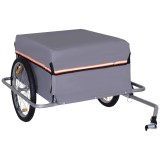 Remorcă pentru bicicletă pliabilă HOMCOM, cuplaj inclus, capacitate de &icirc;ncărcare de p&acirc;nă la 40 kg | Aosom Romania