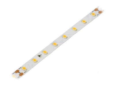 Banda LED alb cald 2835 LED/m: 80 8mm IP20 120&amp;deg; 4,3W/m 24VDC foto