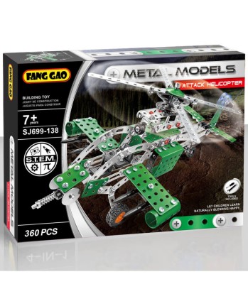 Set Constructor Elicopter Metalic 360 Piese foto
