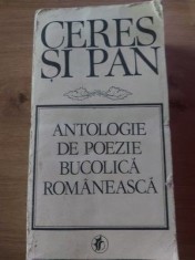 Antologie de poezie bucolica romaneasca- Ceres si Pan