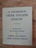 An Intermediate Greek-English Lexicon, Oxford 1996, 910 pagini, dictionar engleza-greaca