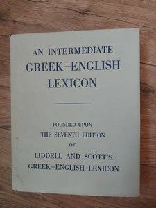 An intermediate greek-english lexicon foto