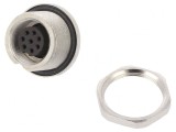 Conector M9 Soclu Mamă 8-PIN Aurit 1A