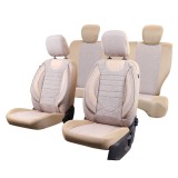 Cumpara ieftin Set huse scaune Piele si textil SKODA OCTAVIA II (2004-2013) Bej, Umbrella