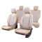 Set Huse scaune auto piele si textil FORD Ecosport 2018 - 2024 (BEJ)