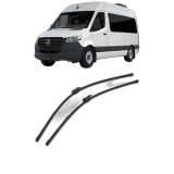 Cumpara ieftin Set stergatoare MERCEDES-BENZ SPRINTER 3, 5-t Tourer Bus (B907) 2018-2021, pentru parbriz, Valeo Silencio Xtrm