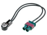 Adaptor Antenă Fakra dublu cu mufă ISO &icirc;n unghi