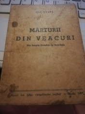 MARTURII DIN VEACURI DIN ISTORIA EVREILOR IN ROMANIA DE ITIC SVART foto