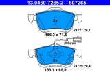 ATE 13.0460-7265.2 set placute frana,frana disc