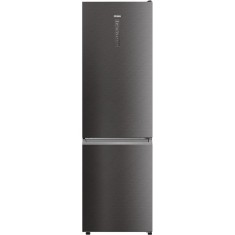 Combina frigorifica Haier HDW3620DNPD, 2 usi, Clasa D, compresor inverter, Wifi, 377 l, 60 cm latime, 200 cm inaltime, culoare dark inox