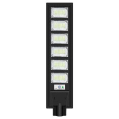 Lampa solara stradala eMazing, cu telecomanda, senzor de miscare si lumina, suport prindere, 288 LED-uri, IP65, ABS, 15AH, 300W, temperatura culoare 6
