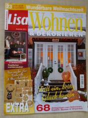 REVISTA LISA WOHNEN - decembrie 2015 - LIMBA GERMANA foto