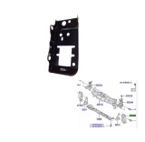 Suport Trager, panou central fata MAZDA 2 Hybrid, 01.2022-; TOYOTA YARIS (XP210), 02.2020-, partea stanga, metal,