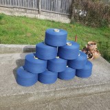 Fir Tricotat Jeans Bumbac 70% Poliester 30%, Fin NM 1/30, 2.5kg, Tricotaje Industriale, Cusut, Goblene