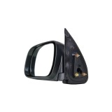 Oglinda exterioara Toyota Hilux 01.2005-01.2012 Partea Stanga Crom Convex Manuala Fara Incalzire 879400K050, carcasa texturata