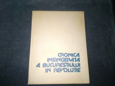 CRONICA INSANGERATA A BUCURESTIULUI IN REVOLUTIE foto