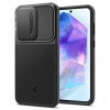 Husa pentru Samsung Galaxy A55 5G A556, Spigen, Optik Armor, Neagra