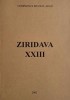 Ziridava XXIII - Carte Anticariat Istorie &amp; Arheologie Stiintifica, Romania. Stare Buna.