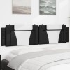 VidaXL Pernă pentru tăblie pat, negru și alb, 200cm, piele artificială