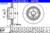 ATE 24.0120-0183.1 Disc frana