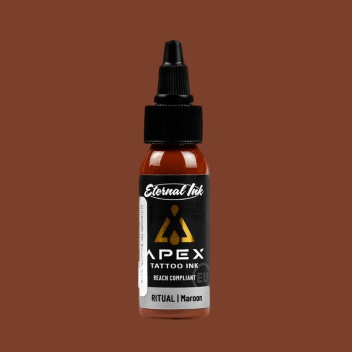 Tus tatuaj APEX Eternal - Culori - 30 ml - Ritual - Maroon