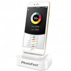 Memorie BackupDock iPhone, USB3.0, 64GB, conector Lightning Photofast foto