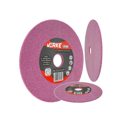 Disc pentru aparat de ascutit lant, 145x22.2x3.2 mm, Verke foto