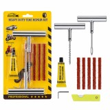 Kit Reparație Anvelope Tubeless 9 Piese Auto Moto SUV - Reparare Rapida Pene Fara Camera