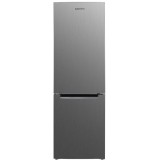 Combina Frigorifica Albatros CFX395E, 315 l, Clasa E, 3 sertare la congelator, H 186 cm, Inox/ Argintiu