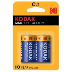 KODAK - MAX ALKALINE BATTERY C LR14 2 UNIT foto