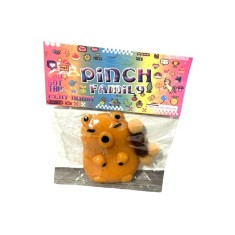 Jucărie Capibara pufoasă, maro, antistres, 7 cm