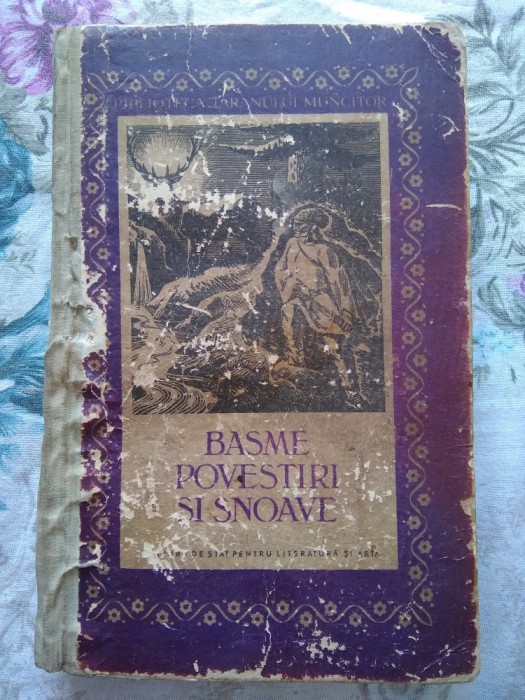 ✅ BASME POVESTIRI ȘI SNOAVE 1957 CARTE DE ANTICARIAT