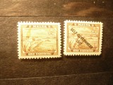 2 Timbre Malta 1938 si 1948 1f (1/4c) - cu si fara supratipar, Nestampilat